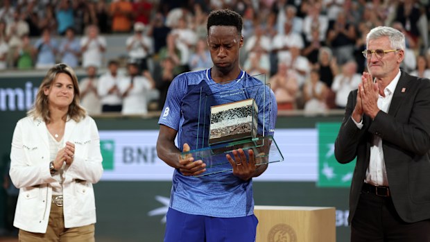 French Open 2026: Gael Monfils bids farewell to Roland Garros after first  round loss | Nine.com.au