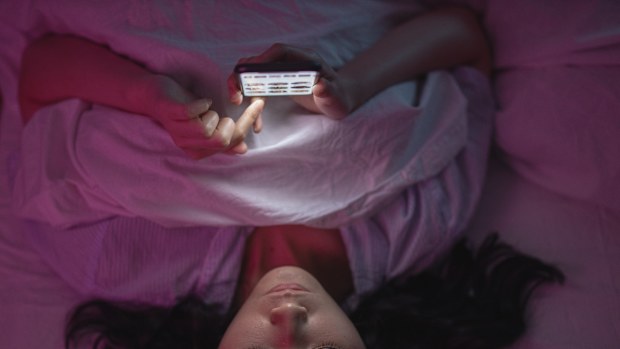 Woman on phone