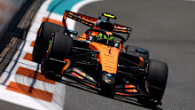 Lando Norris has taken pole position for the Miami Grand Prix sprint race, the first non-Mercedes pole of the season.