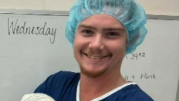 Hank Sherriff, 25, was charged on Monday with murdering a three-week-old boy.