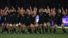 New Zealand perform the haka.