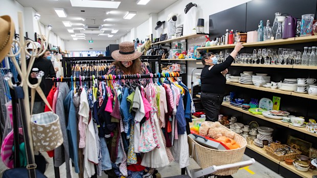 Bargain-hunters can now return to op shops like Vinnies in Coogee.