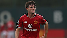 Manchester United's James Overy at Carrington Training Ground.