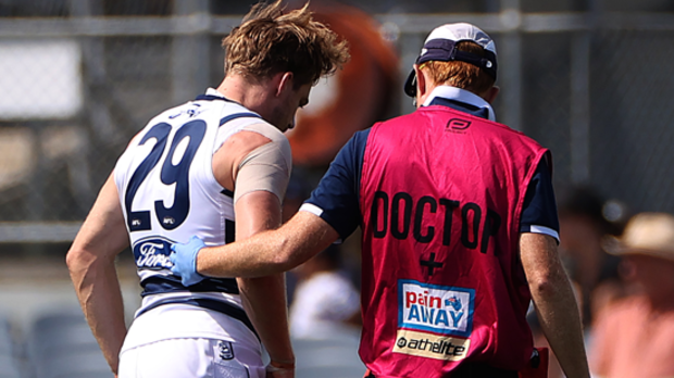 Cam Guthrie and Geelong doctor.