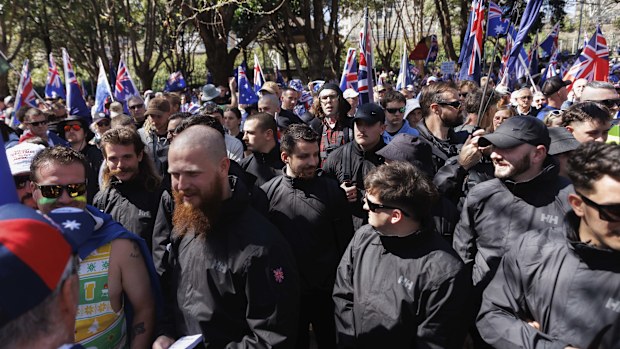 Thousands turned up in Sydney, despite the protests being condemned by leaders
