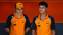 McLaren teammates Oscar Piastri and Lando Norris.