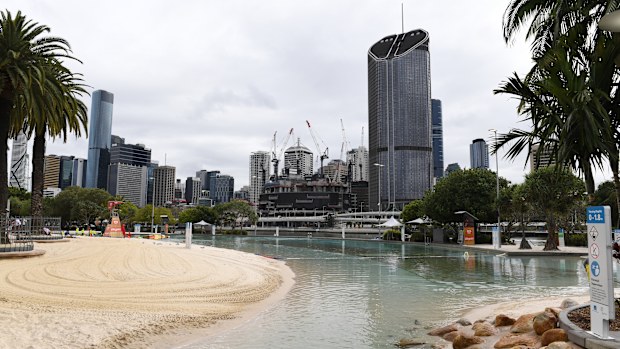 Brisbane CBD from Southbank