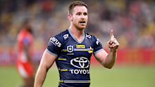 Michael Morgan in what would prove to be his last game for the Cowboys.