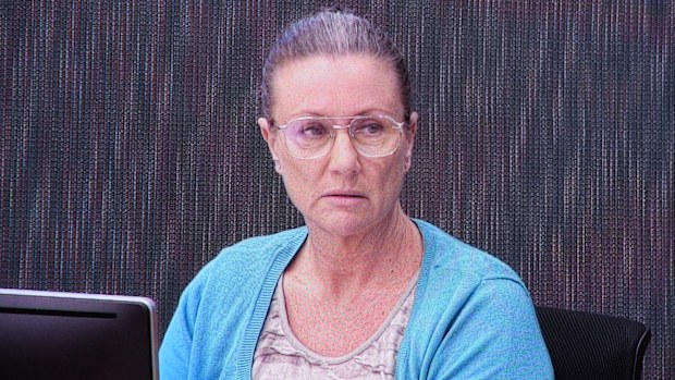 Kathleen Folbigg appears via video link during a convictions inquiry at the NSW Coroners Court.