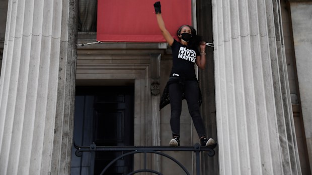 UK police arrest more than 100 protesters after violent clashes on ...