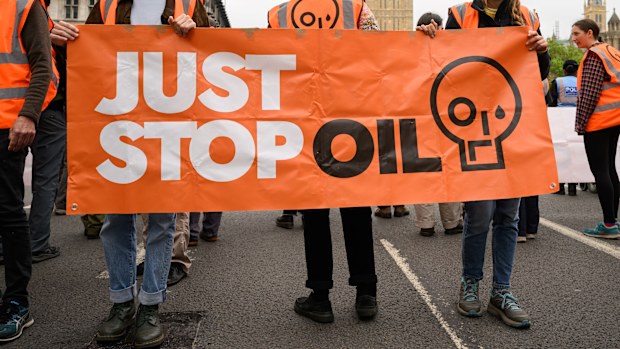 The Just Stop Oil coalition of activist groups