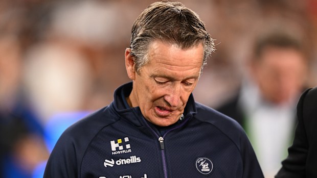 Craig Bellamy after the 2025 NRL grand final.