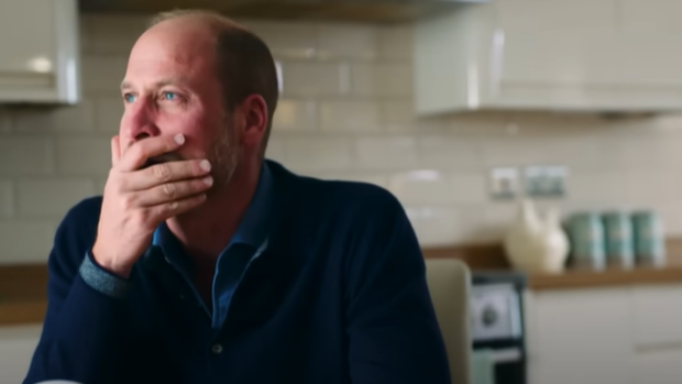 Prince William talks to Rhian Manning about suicide