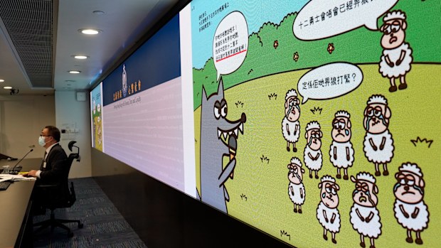 A screen showing evidence of three children's books that revolve around a village of sheep