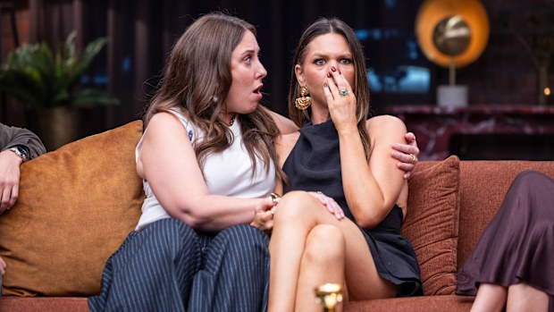 EMBARGO 13/4/2026 10PM MAFS AFTER THE DINNER PARTY 2026 Rachel and Bec