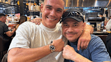 Tim Tszyu with father Kostya.