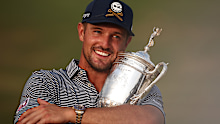 Bryson DeChambeau of the United States poses with the trophy after winning the 124th U.S. Open at Pinehurst Resort on June 16, 2024 in Pinehurst, North Carolina. (Photo by Jared C. Tilton/Getty Images)