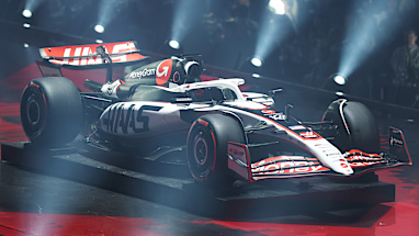 Haas, Esteban Ocon and Oliver Bearman