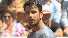Cameron Norrie was surprised by the umpire's call.