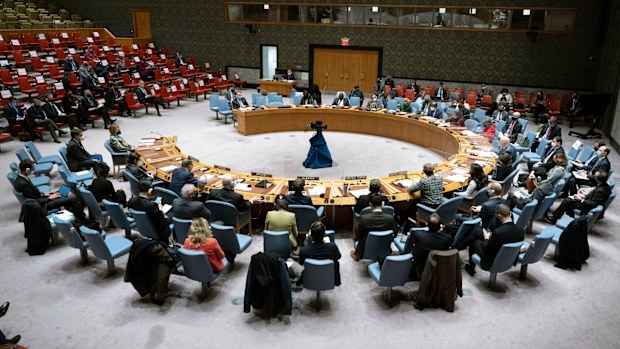 The UN Security Council met for an emergency session on Ukraine on Monday at the UN headquarters in New York. 
