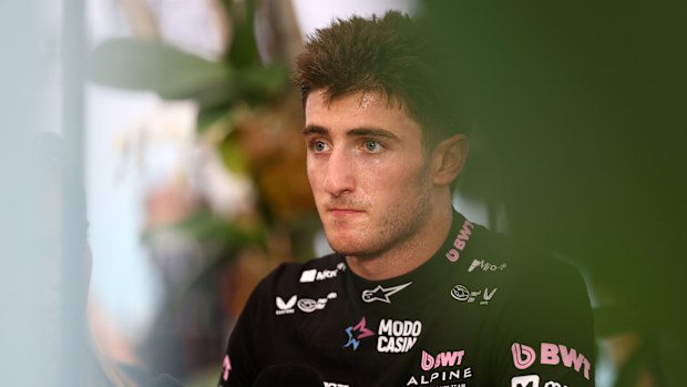 Jack Doohan of Alpine F1 looks on during qualifying ahead of the F1 Grand Prix of Miami.