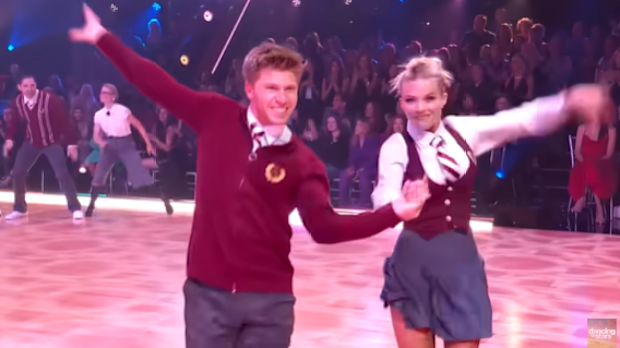 Robert Irwin dances in Dancing With The Stars group performance