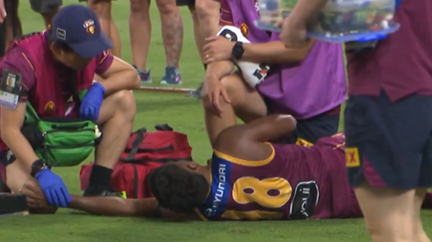 Kiddy Coleman was subbed off with a hyper extended knee.