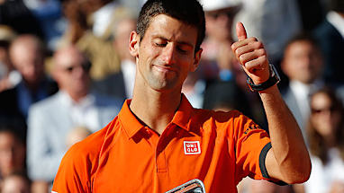 But defeated Djokovic receives ovation