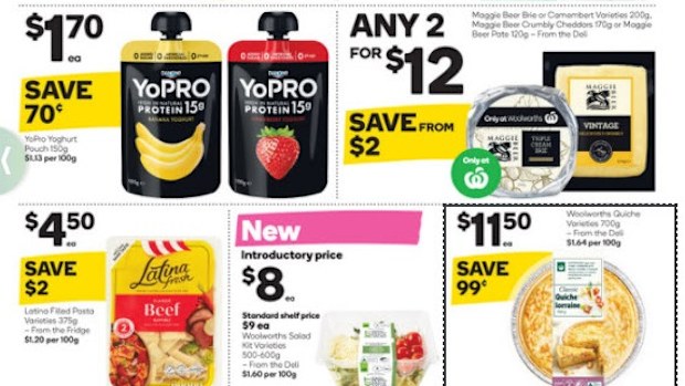 At Woolies you'll find some delicious brunch treats including quiche.