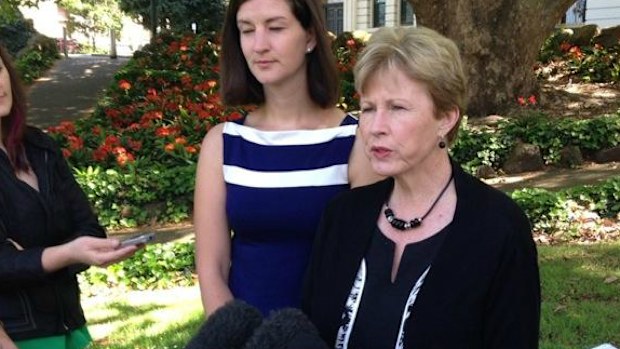 Christine Milne on the campaign trail for The Greens in Melbourne. (Andrew Lund, 9NEWS)