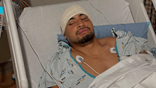 Eli Katoa's photo from hospital. 