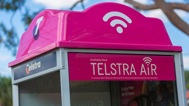 Telstra phonebox and free WiFi