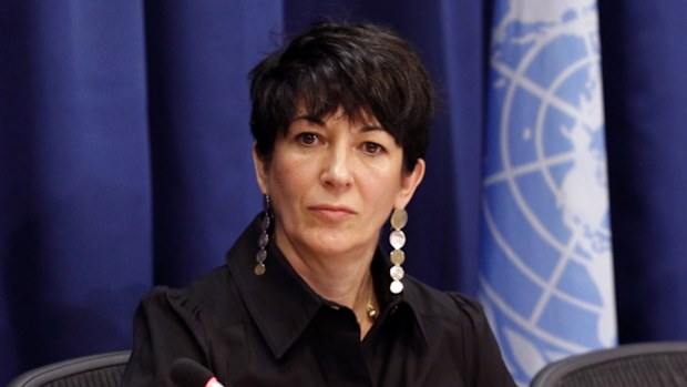 Ghislaine Maxwell, founder of the TerraMar Project, attends a press conference on the Issue of Oceans in Sustainable Development Goals, at United Nations headquarters, June 25, 2013. 