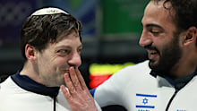 Adam Edelman and Menachem Chen of Team Israel.