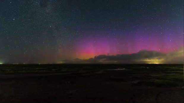 Melchor Raval was all alone as he watched the aurora dance for two hours in Tooradin.