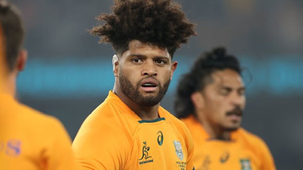 Rob Valetini of the Wallabies looks on during The Rugby Championship.