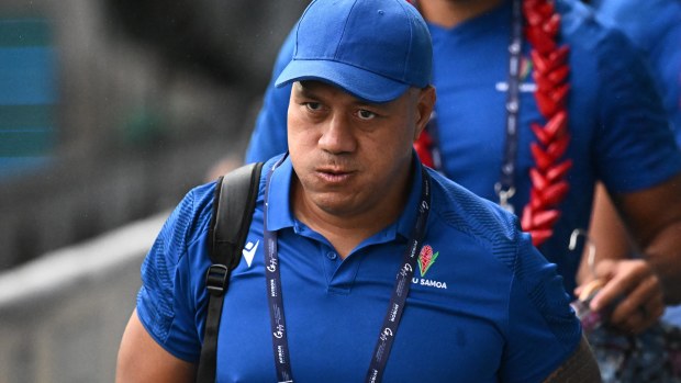 Sacked Samoa  coach Mahonri Schwalger.