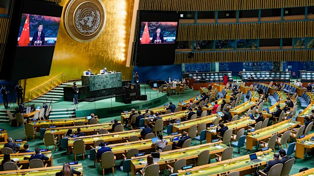 In his speech, Xi Jinping made sly remarks about the US without specifically mentioning the country.