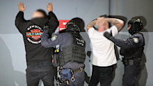 Raptor squad raid Nomad bikie gang clubhouse in Sydney