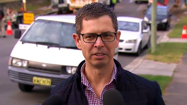 Juliette Street resident Dan Whitty said he woke up around 4am this morning to what he thought was the sound of rain.