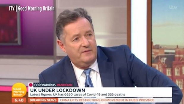 Piers Morgan explained as a divorcee himself, his four children had been split among parents.