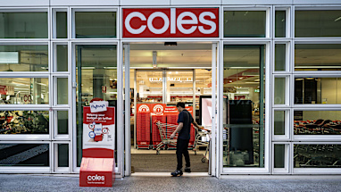 Least trusted 3: Coles (-1)