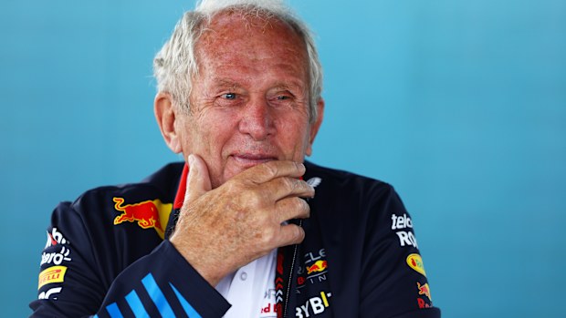 Oracle Red Bull Racing Team Consultant Dr Helmut Marko looks on in the Paddock prior to final practice ahead of the F1 Grand Prix of Canada at Circuit Gilles Villeneuve on June 08, 2024 in Montreal, Quebec. (Photo by Mark Thompson/Getty Images)
