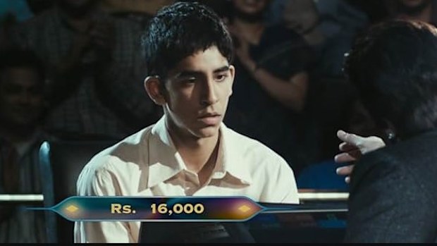 Dev Patel in Slumdog Millionaire