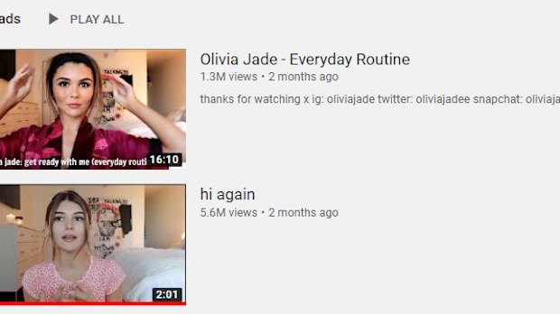 Olivia Jade Giannulli, YouTube, account