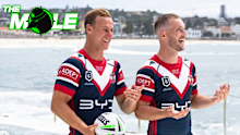 Daly Chery-Evans with halves partner Sam Walker.