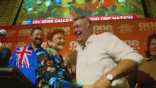 Pauline Hanson and David Farley.