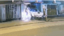A stolen ute was deliberately driven into a tobacco store in the Perth suburb of Midland on Friday, October 25, 2024.