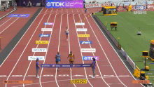 Marathon finish line