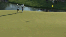 Aaron Rai's 70 foot birdie putt.